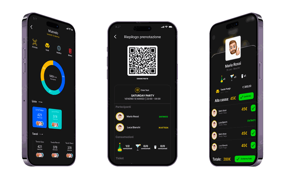 Vendita Ticket — biglietti digitali con QR univoco